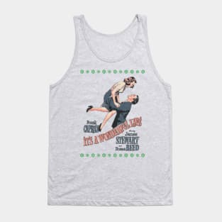 It's a Wonderful Life Christmas Sweater Cut Out Tank Top